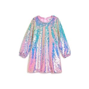Lola and The Boys Sequin Ombre Party Dress (Toddler/Little Kid/Big Kid)