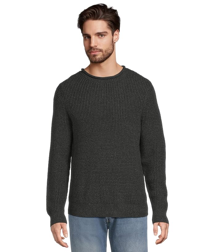L.L.Bean Organic Cotton Waffle Sweater Rollneck Crew