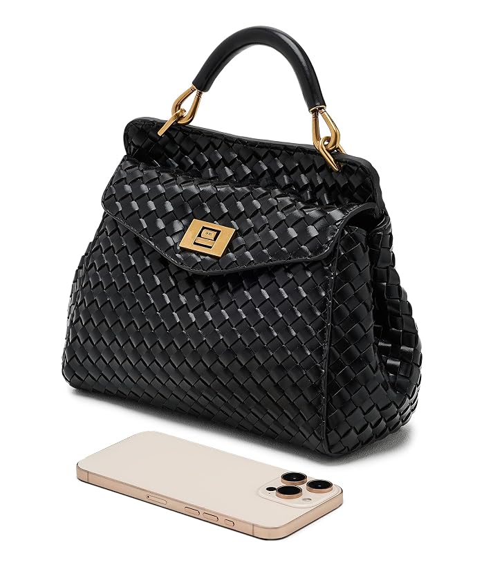 JW PEI Lucia Classic Top Handle Woven Bag - Image 3