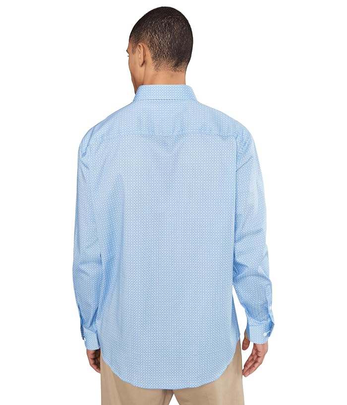 Johnston & Murphy Logan Printed Cotton Long-sleeve Shirt - Image 4