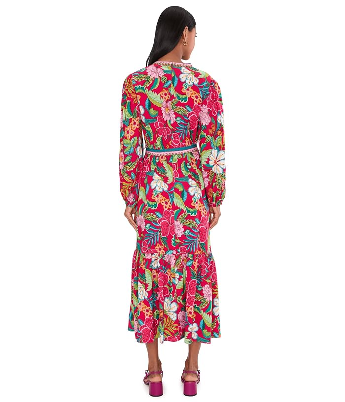 Adrianna Papell Rayon Printed Midi Dress - Image 4