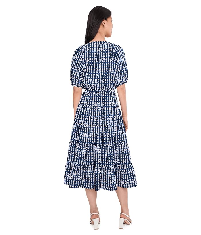 Calvin Klein Puff Sleeve Commuter Tiered Maxi - Image 4