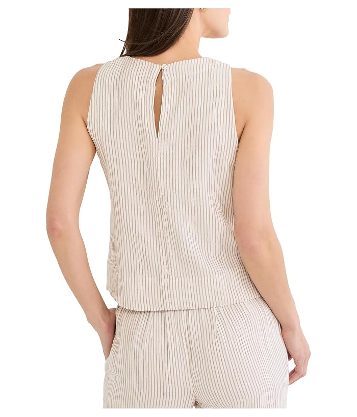 NIC+ZOE Pinstripe Gauze Pop On Tank - Image 4