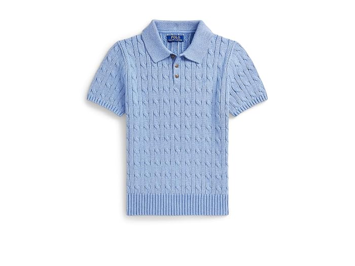 Polo Ralph Lauren Kids Cable-Knit Cotton Polo Sweater (Big Kid)