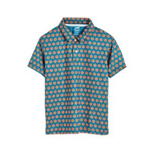 ChalkTalk SPORTS Basketball Short Sleeve Polo Shirt (Little Kid/Big Kid)