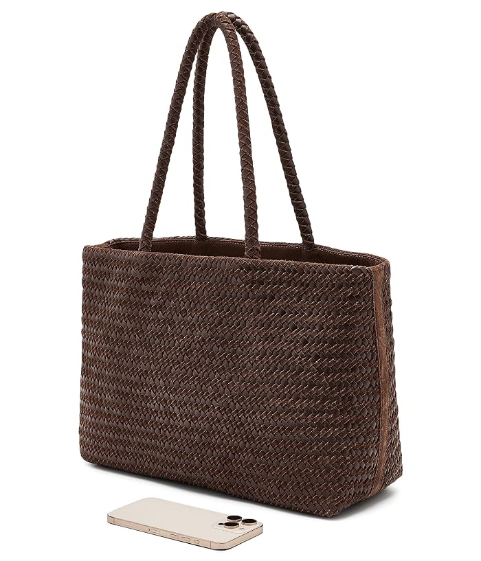 Madewell Suede Handwoven Leather Tote - Image 3