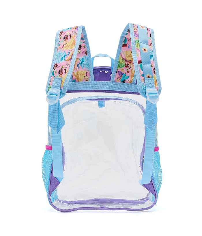 BIOWORLD Kids Disney Princess Three-Piece setclear backpack with lunch kit and carabiner (Little Kid/Big Kid) - Image 3