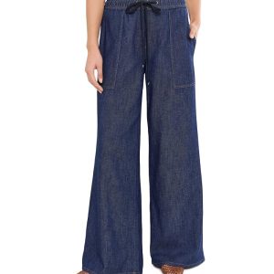 7 For All Mankind Utility Pull-On Wide Leg