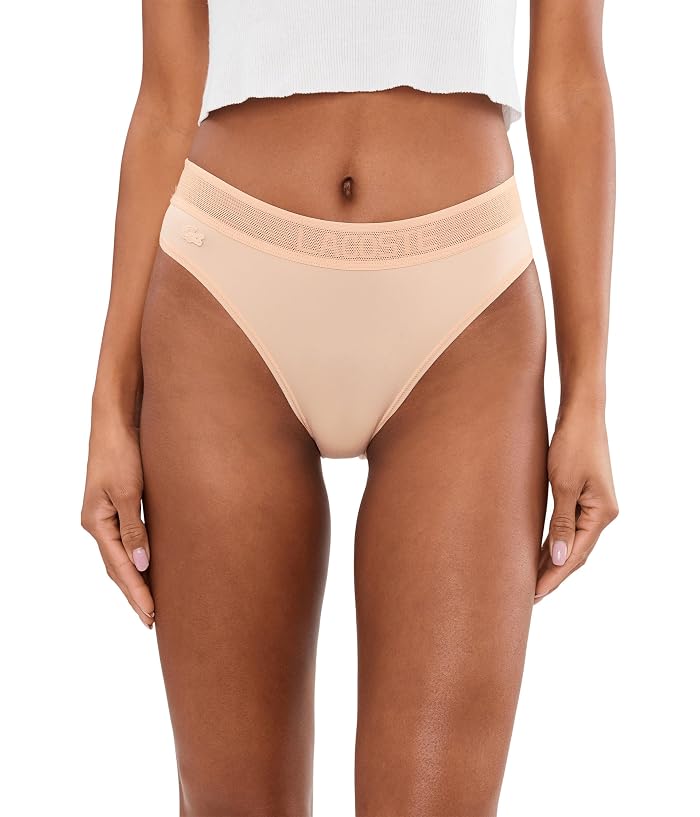 Lacoste Logo Waist Mesh Briefs