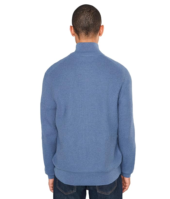 Polo Ralph Lauren Mesh-Knit Cotton 1/4 Zip Sweater - Image 4