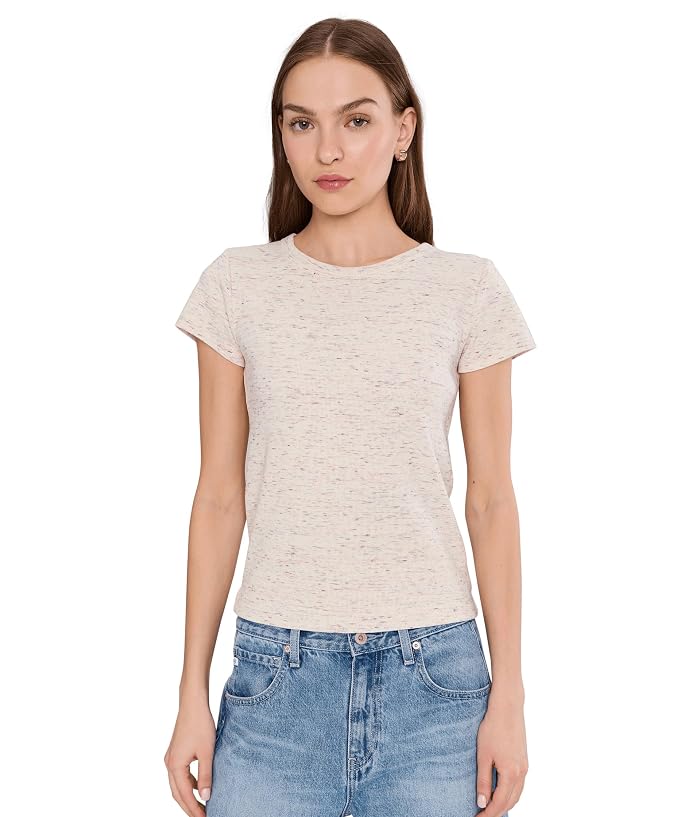 NIC+ZOE Speckled Crew Neck Tee