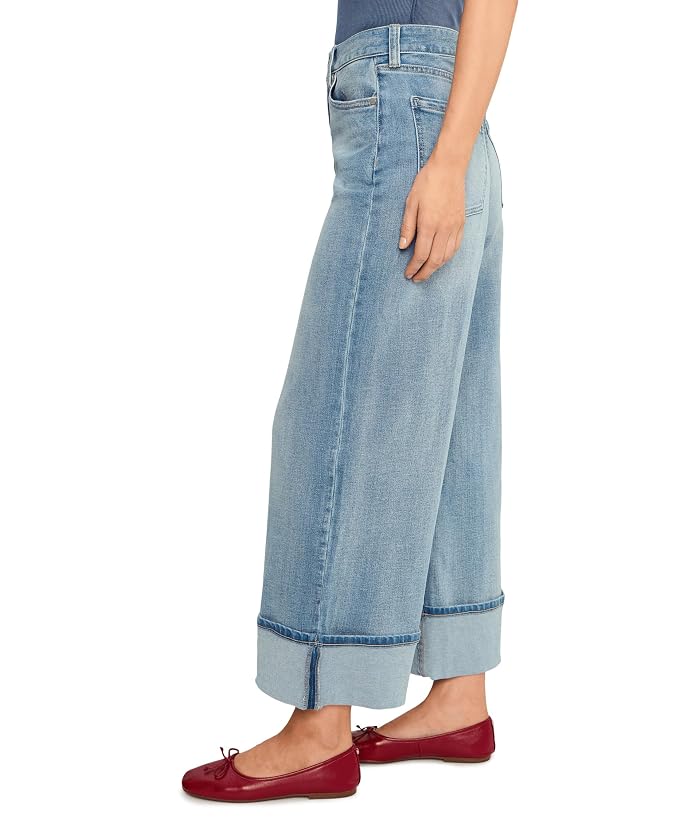 Liverpool Los Angeles Petite Morgan High-Rise Cuffed Wide Leg Jeans - Image 3