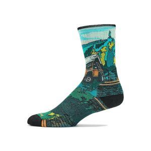 Smartwool Hike Targeted Cushion Trail Trekker Print Crew Socks