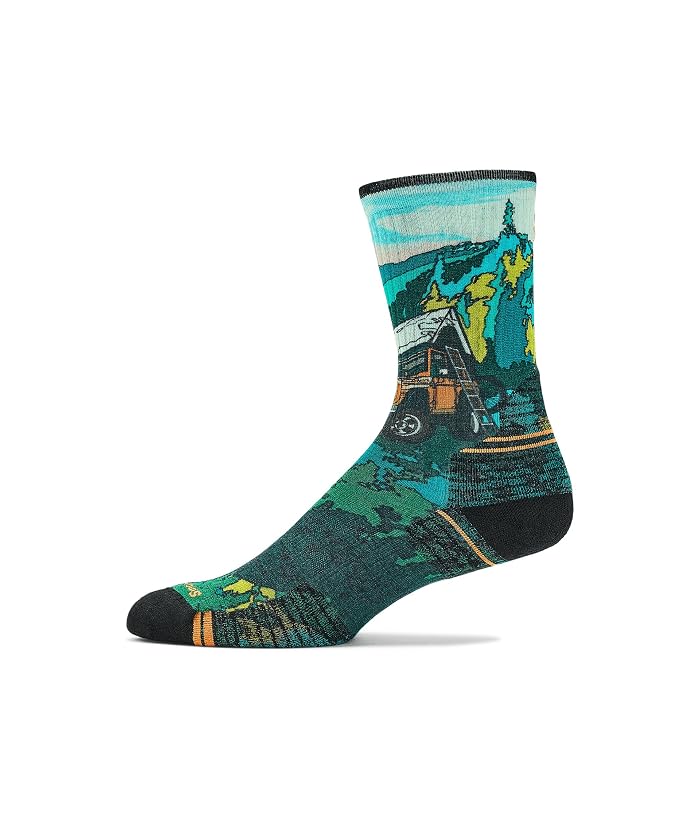 Smartwool Hike Targeted Cushion Trail Trekker Print Crew Socks