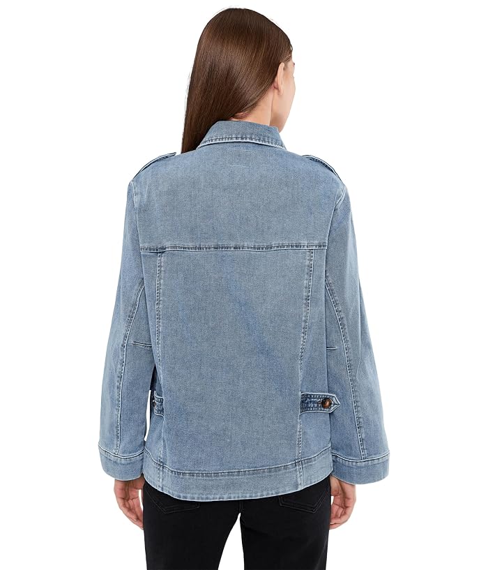 KUT from the Kloth Callista-Oversize Denim Jacket w/ Front Opening - Image 4