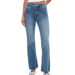KUT from the Kloth Kelly High-Rise Fab Ab Kick Flare Inset Leg in Senses