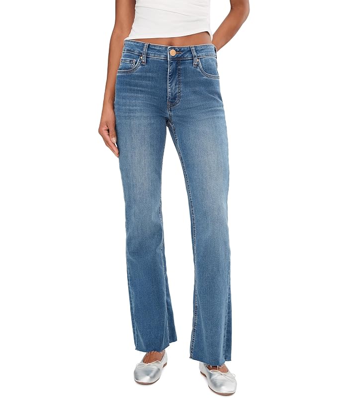KUT from the Kloth Kelly High-Rise Fab Ab Kick Flare Inset Leg in Senses