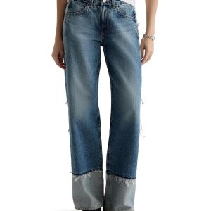 AG Jeans Adria Low Rise Baggy Wide Leg in 13 Years Otherworldly