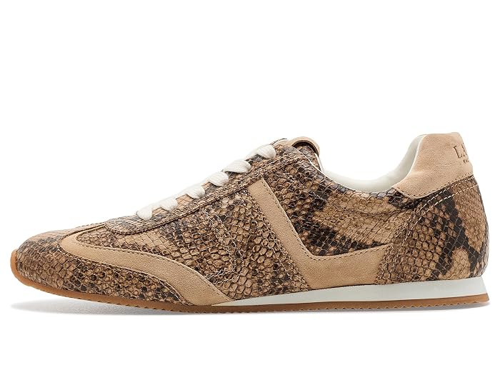 Lauren Ralph Lauren Dani Python-Embossed Low-profile Sneakers - Image 4