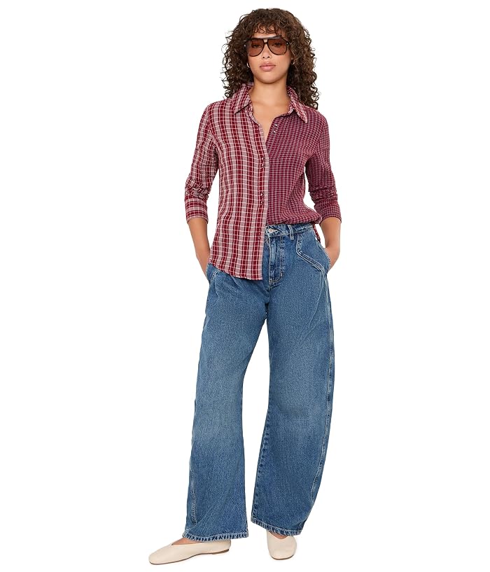 Free People Benny Slim Yarn-Dyed Plaid - Image 2