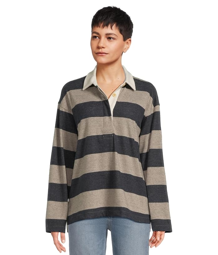 Faherty Legend Sweater Rugby Popover