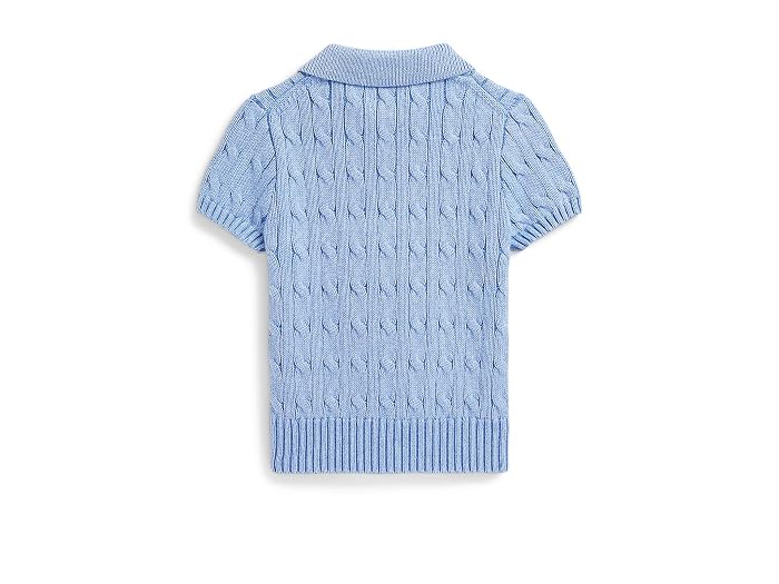 Polo Ralph Lauren Kids Cable-Knit Cotton Polo Sweater (Toddler/Little Kid) - Image 2