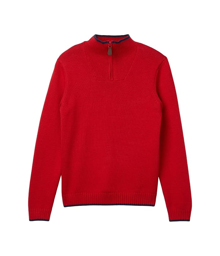 Janie and Jack Mock Neck Quarter Zip Sweater (Toddler/Little Kids/Big Kids) - Image 2