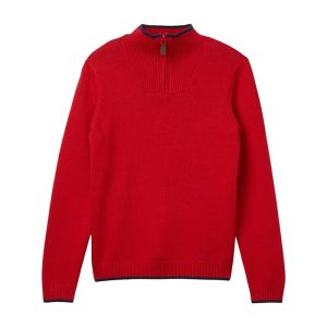 Janie and Jack Mock Neck Quarter Zip Sweater (Toddler/Little Kids/Big Kids)