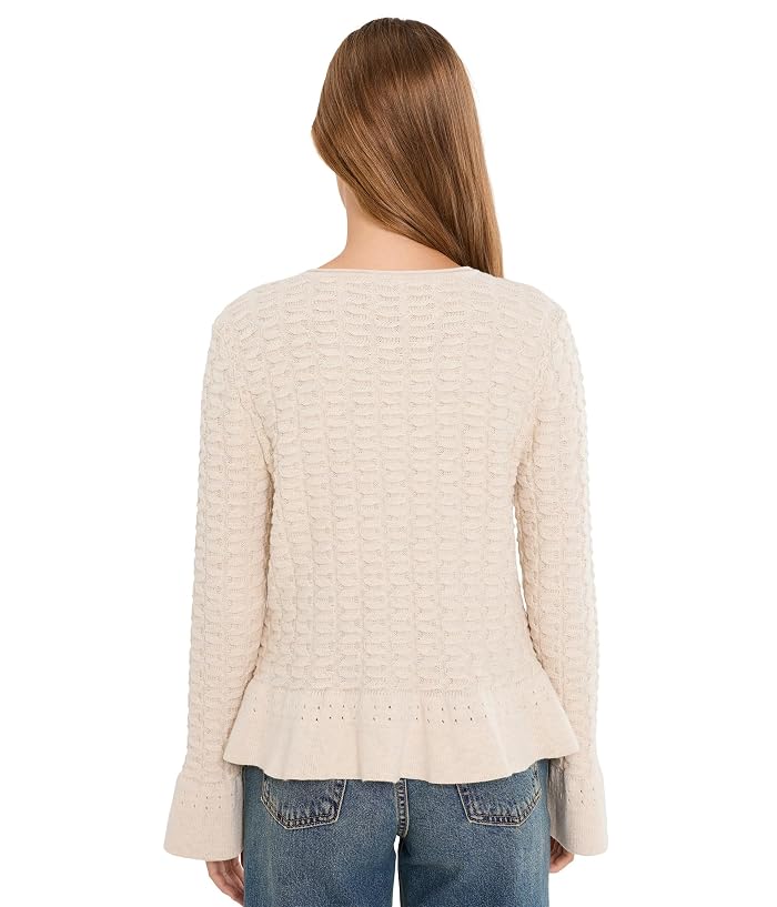 NIC+ZOE Petite Frill Textured Cardigan - Image 4