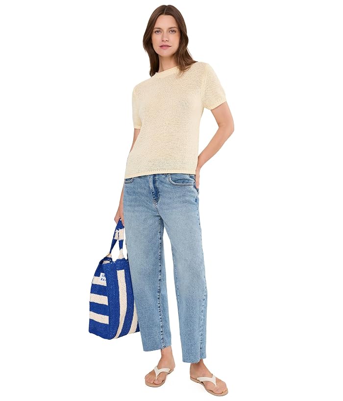 KUT from the Kloth Gwen High-Rise Wide Leg Slouchy Raw Hem - Image 2