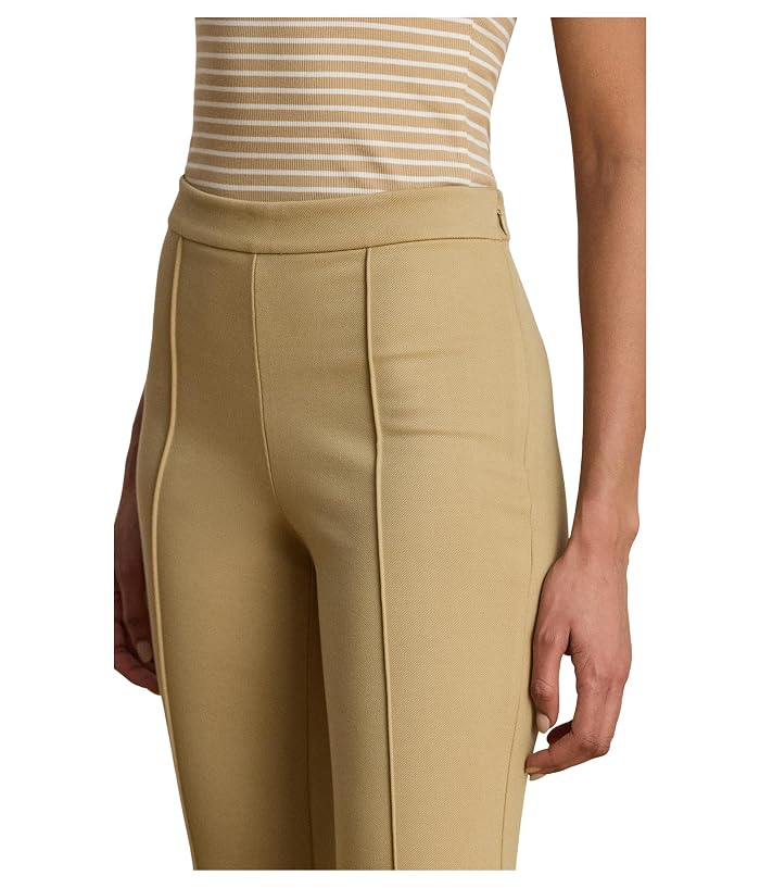 Lauren Ralph Lauren Petite Twill Flare Ankle Pants - Image 4