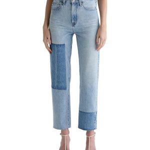 AG Jeans Brinley Mid-Rise Straight in Carpinteria