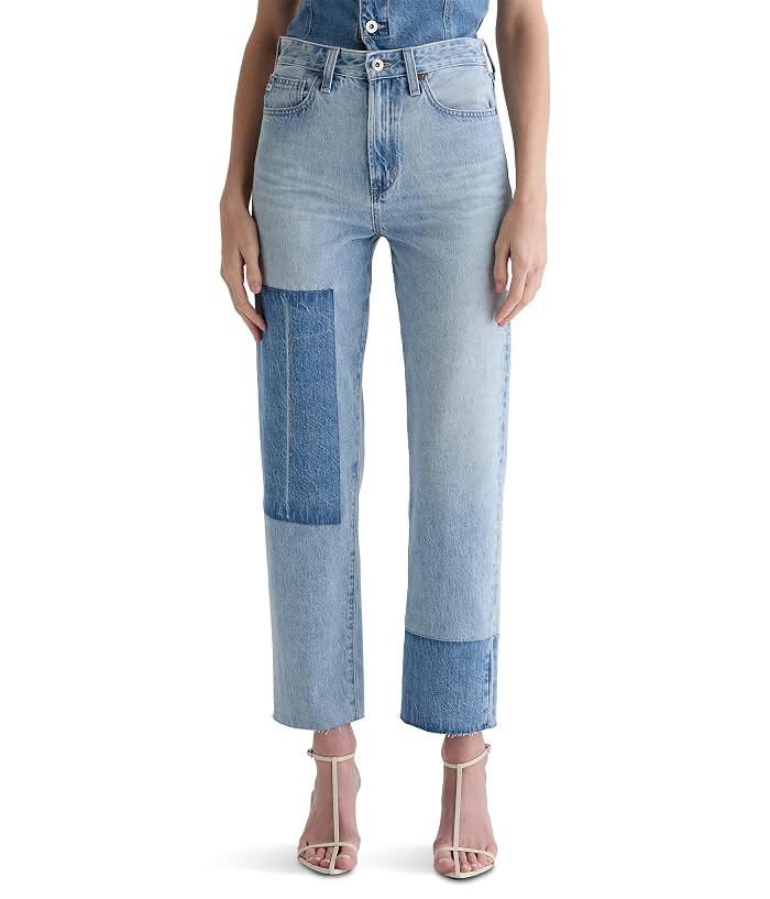 AG Jeans Brinley Mid-Rise Straight in Carpinteria
