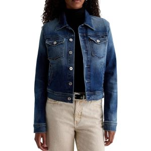 AG Jeans Robyn Fitted Denim Jacket