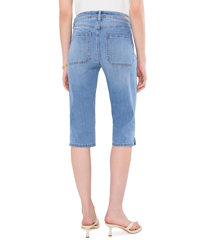 Liverpool Los Angeles Mid-Rise Denim Capri with Patch Pockets 19" Inseam - Image 4