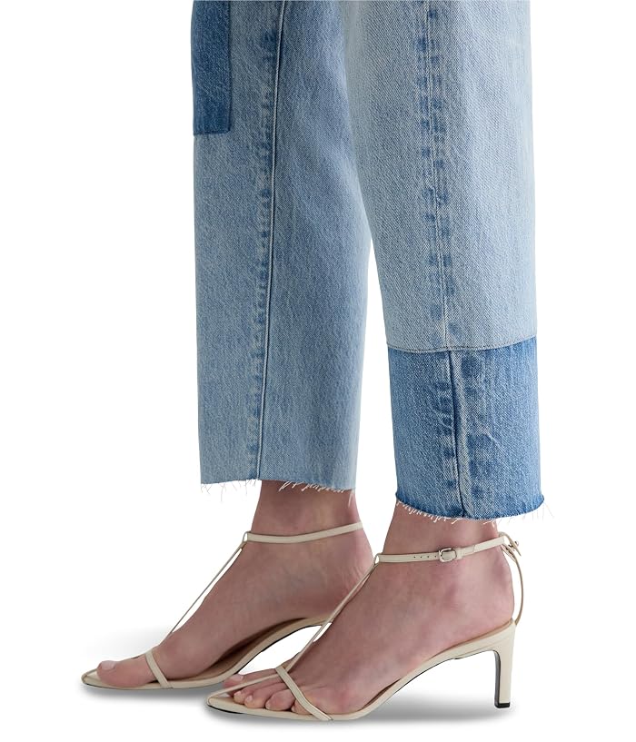 AG Jeans Brinley Mid-Rise Straight in Carpinteria - Image 3