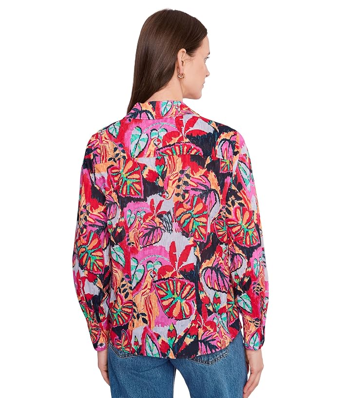 NIC+ZOE Kauai Garden Cotton Crinkle Shirt - Image 4