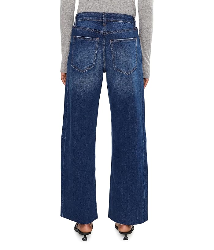 KUT from the Kloth Meg High-Rise Wide Leg Side Panel Raw Hem - Image 4