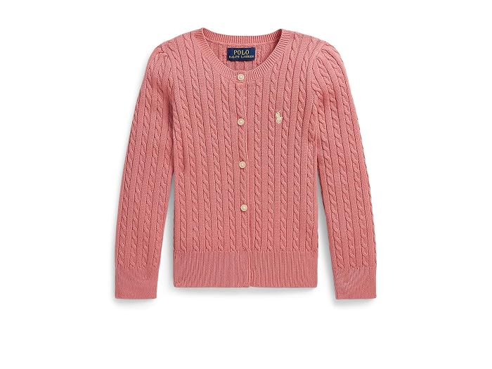 Polo Ralph Lauren Kids Cable Knit Cotton Cardigan (Toddler/Little Kid) - Image 3