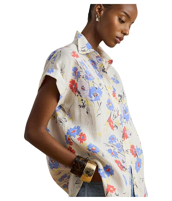 Lauren Ralph Lauren Relaxed Fit Floral Short-Sleeve Shirt - Image 4