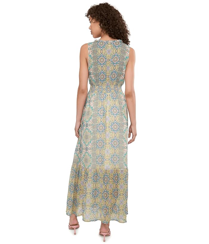 Liverpool Los Angeles Sleeveless Smocked Waist Woven Maxi Dress - Image 4