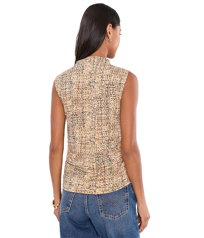 NIC+ZOE Printed Tweed Knit Tank - Image 4