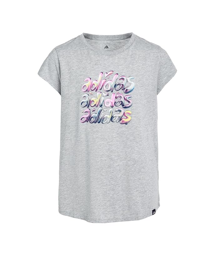 adidas Kids Essential Heather Tee (Big Kid) - Image 3