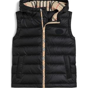 Burberry Kids Henry Gilet Puffer (Toddler/Little Kid/Big Kid)