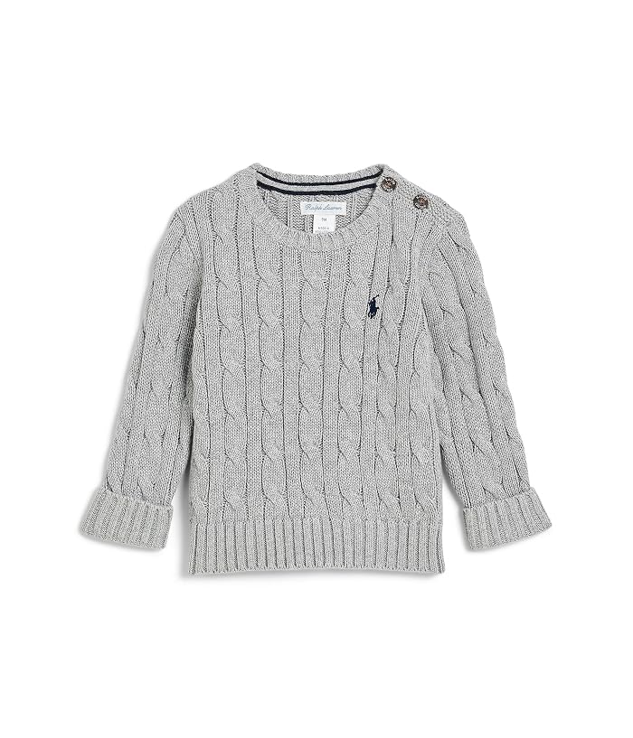 Polo Ralph Lauren Kids Cable-Knit Cotton Sweater (Infant)