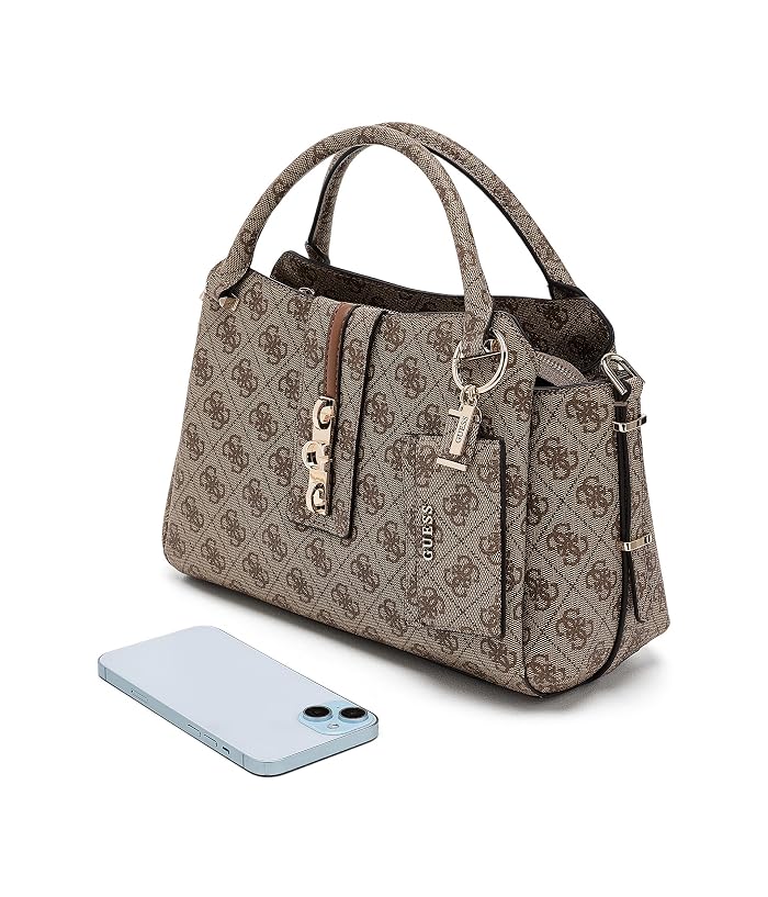 GUESS Yvonne Logo Girlfriend Satchel - Image 3
