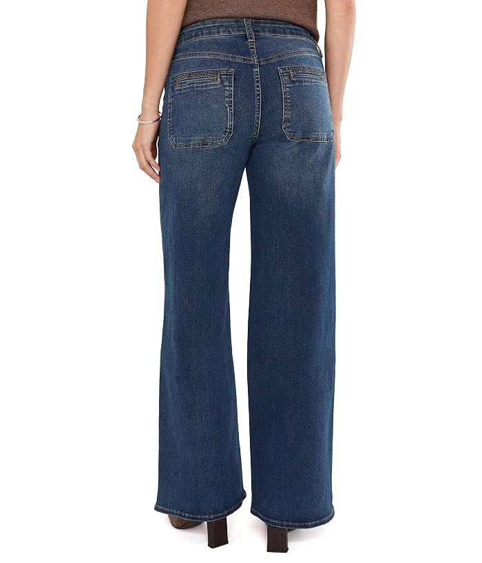 KUT from the Kloth Jodi High-Rise Straight Leg in Charmingly/Medium Base - Image 4