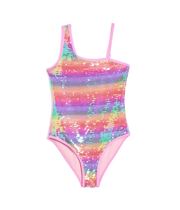 Lola and The Boys Sequin Rainbow Swim (Little Kid/Big Kid)