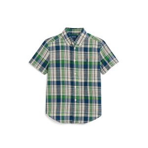 Polo Ralph Lauren Kids Plaid Cotton Shirt (Toddler/Little Kid)