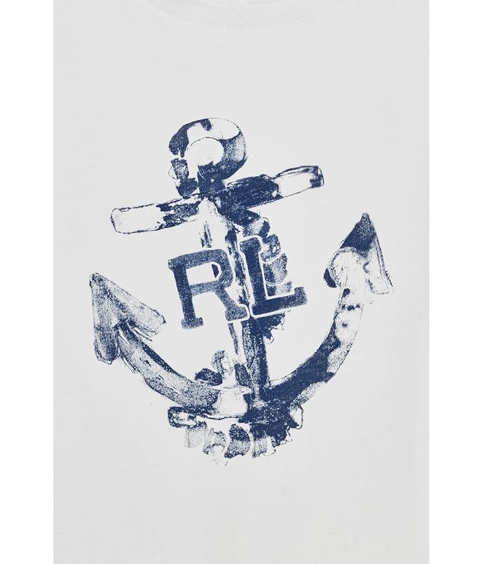 Polo Ralph Lauren Kids Anchor-Print Cotton Jersey Tee (Toddler/Little Kid) - Image 3